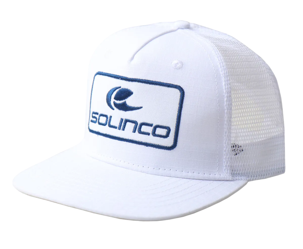 Теннисная кепка Теннисная кепка Solinco Trucker Cap - white