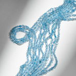 Аквамарин натуральный, фриформ, 4-8мм