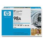 Картридж тонерный Подлинный Черный HP 98A 1 шт 92298A