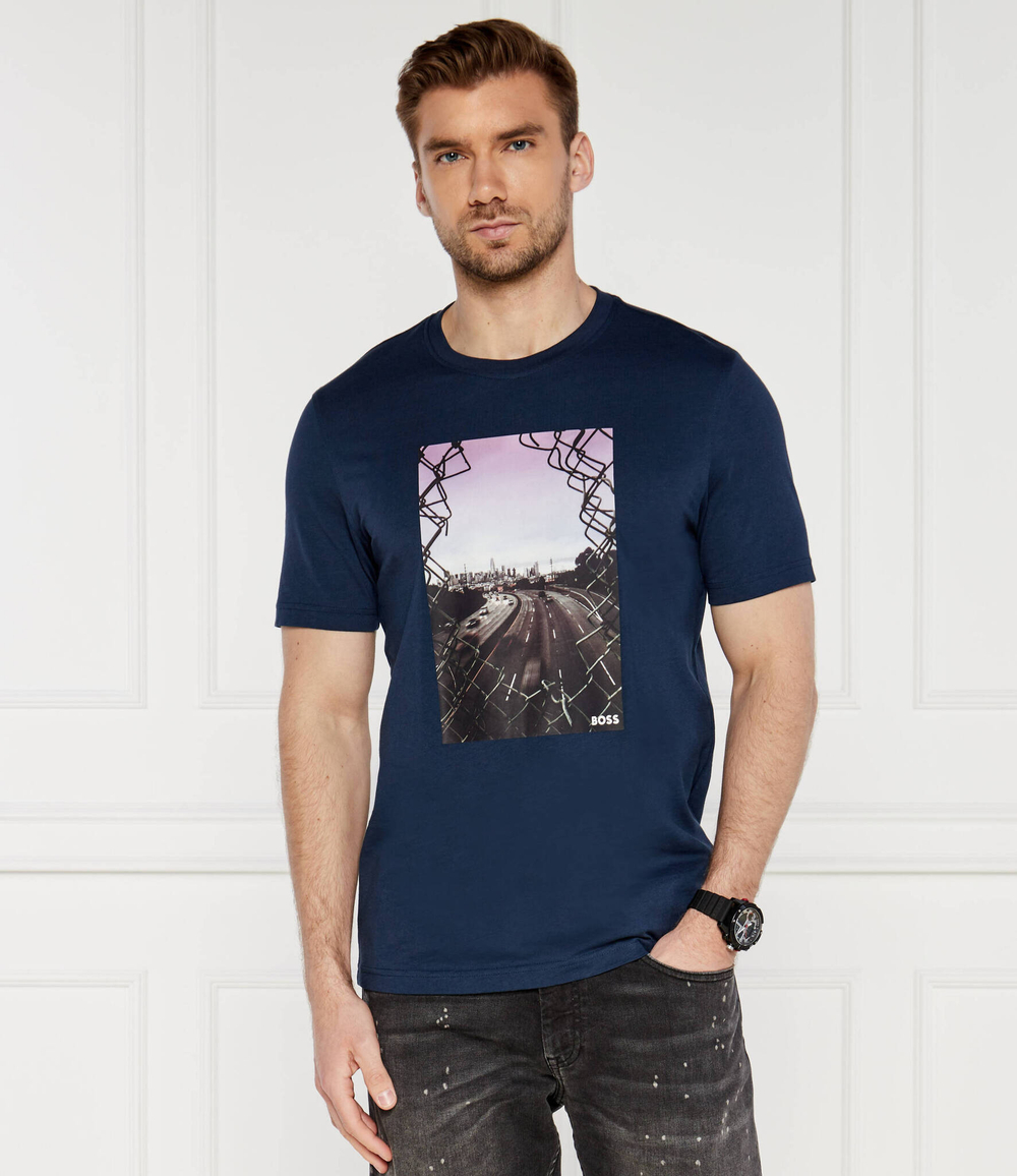 Футболка Urban BOSS ORANGE - темно-синий(50522638)
