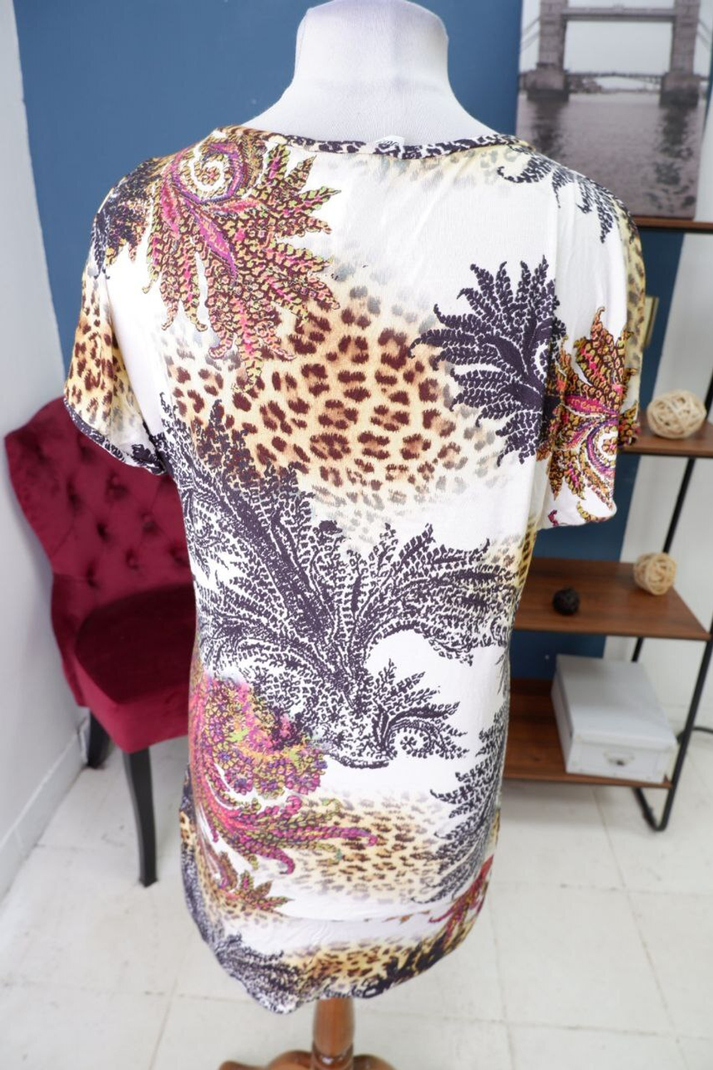 Платье-туника Red Apple с принтом 48 размер