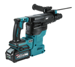 Перфоратор аккумуляторный, 3 режима, XGT 40В BL AFT AWS AVT, 30мм, 3,9Дж/удар, SDS plus, эл. тормоз, Makita HR008GZ02