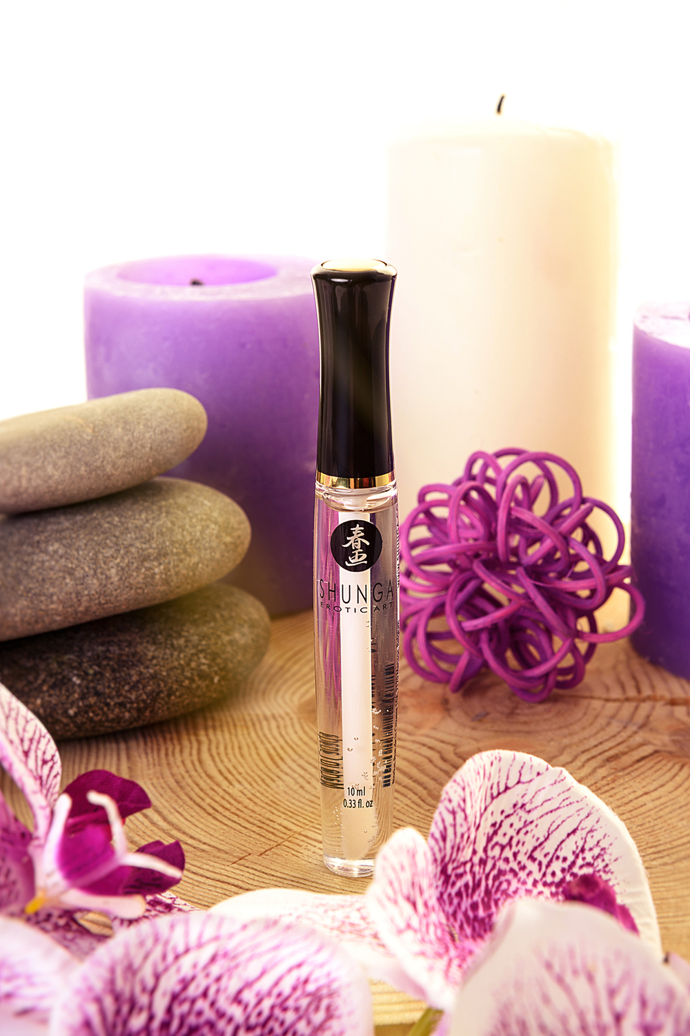 Блеск для губ Shunga Божественное удовольствие эффект ледяного огня 10 мл