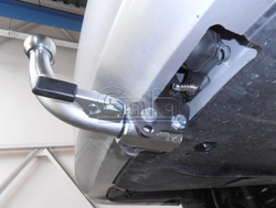 Оцинкованный фаркоп на Toyota Corolla E15 седан 2007-2013 (без электрики), Galia T060C