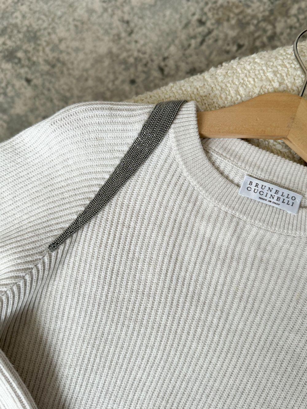 Хлопковый джемпер Brunello Cucinelli, 116