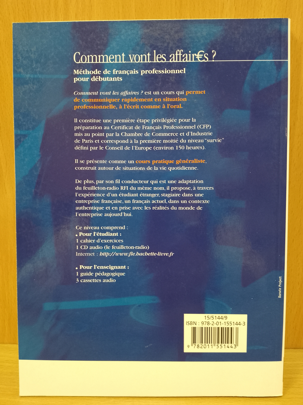 Comment vont les affaires? - Livre de l'élève