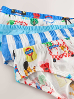 Трусы для мальчика Next AA1-140, 5 шт., Синий, Молочный