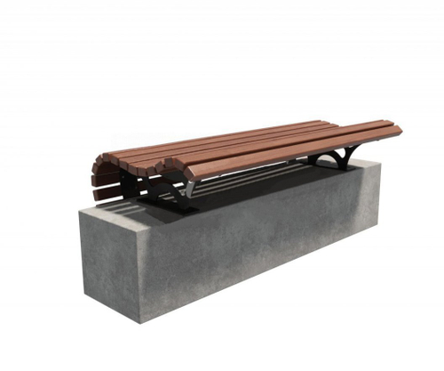 Скамейка без спинки Подиум