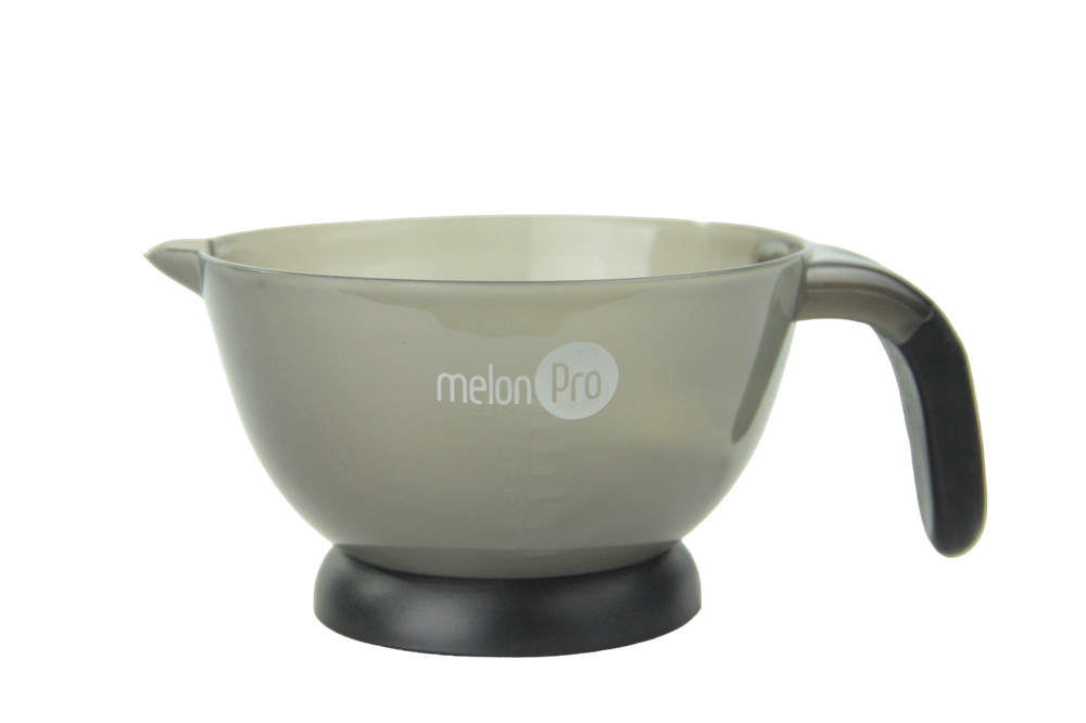 Чаша Melon Pro B-99 для красителя черная 450мл прорезиненное дно