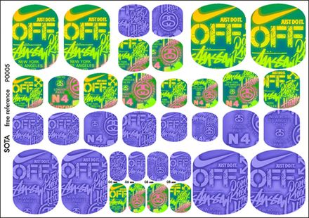 Sota Пленки для дизайна ногтей, педикюра P0005