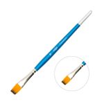 Кисть ГАММА синтетика (1 штука), плоская, №10, 280618.08.010