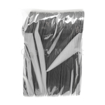 Ложка  (чёрная) 170 мм  кукурузный крахмал (50шт/2000шт)