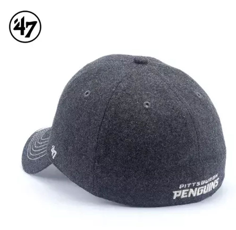 Бейсболка 47 BRAND Pittsburgh Penguins утепленная