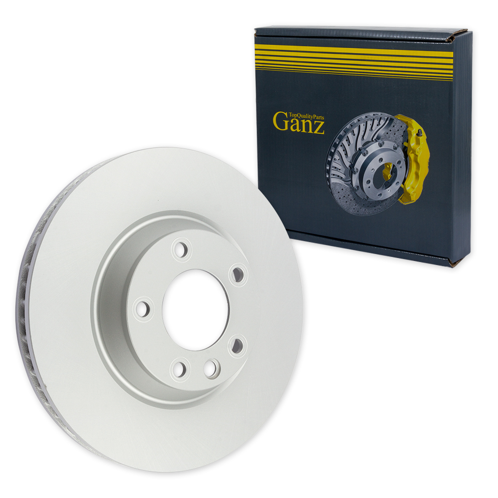 Диск тормозной GANZ передний L с покрытием AUDI Q7 06 / Cayenne / Touareg 10 / Vent D=350mm Арт.: GIJ06160