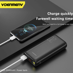 Портативный аккумулятор DENMEN DP35 20000 mAh (черный)