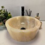 Раковина из оникса Drum Yellow Small DO-62989 40*40*15 08