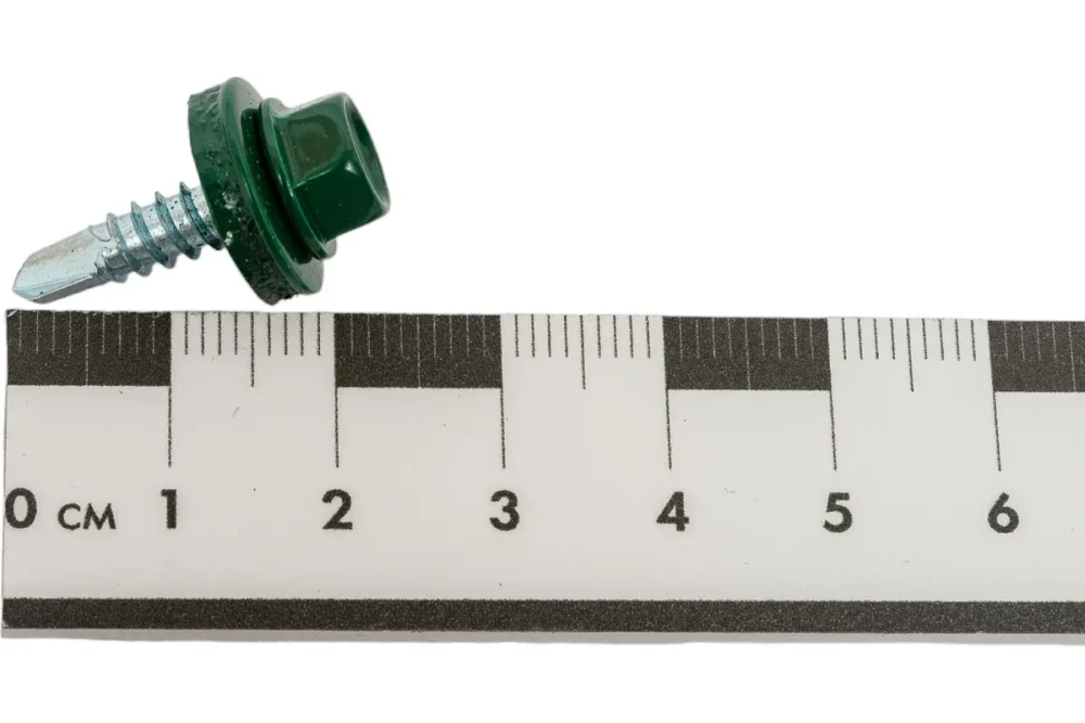 Саморез кровельный Daxmer 4,8х19 RAL 6005