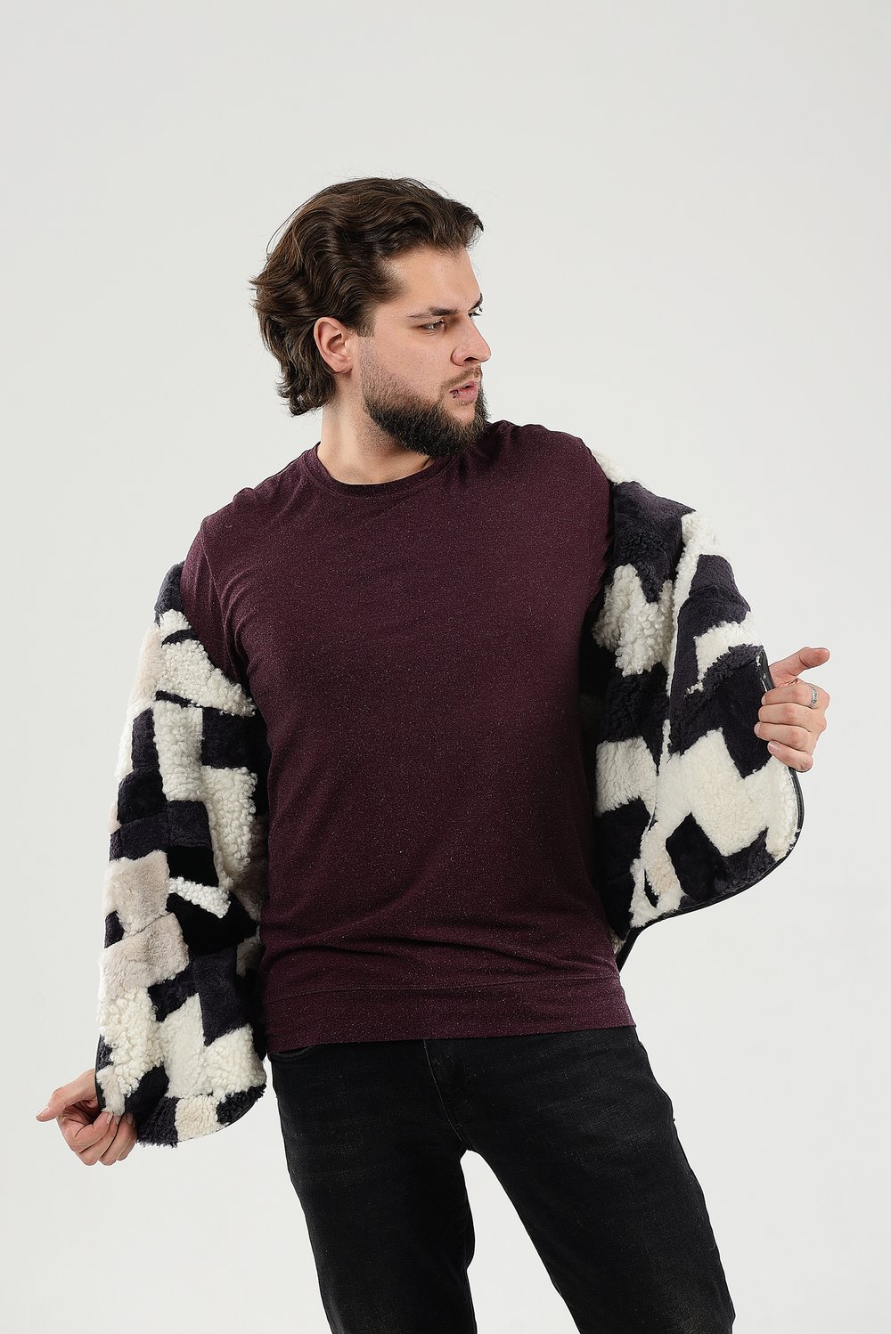 Жилет мужской из стеганной ткани