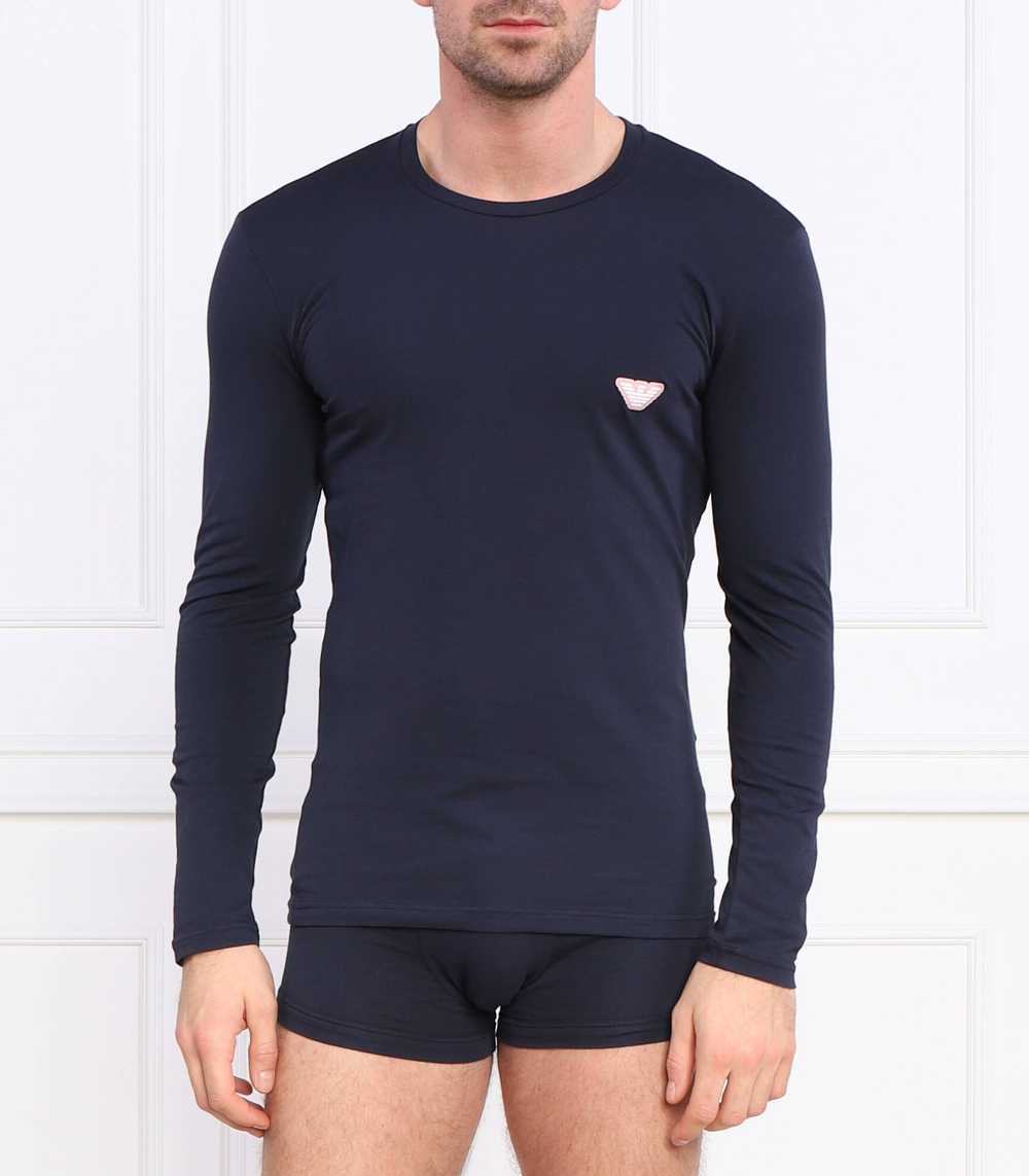 лонгслив Emporio Armani - темно-синий(111023 3R512)