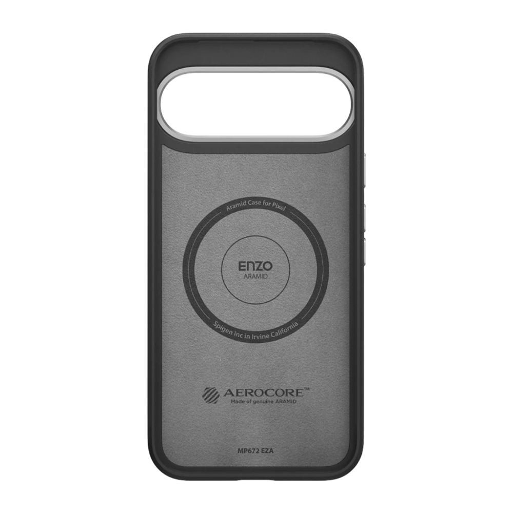 Арамидный чехол Spigen Enzo Aramid для Google Pixel 9 Pro XL Гибридный чехол из арамидного волокна Aerocore с повышенным уровнем защиты при падении. Made for Google