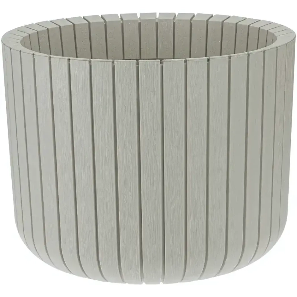 Кашпо ШАТО D250мм H200мм 8л белый ротанг