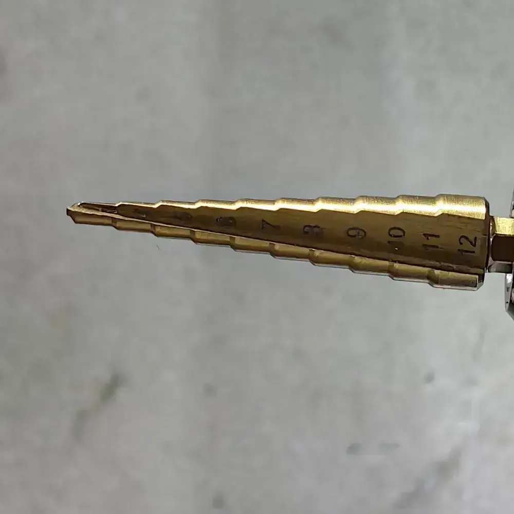 Набор ступенчатых сверл 3 шт. с шестигранным хвостовиком