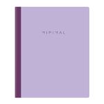 Тетрадь А5 96л. BRAUBERG на сшивке с корешком, клетка, обложка картон, Minimal, 405287