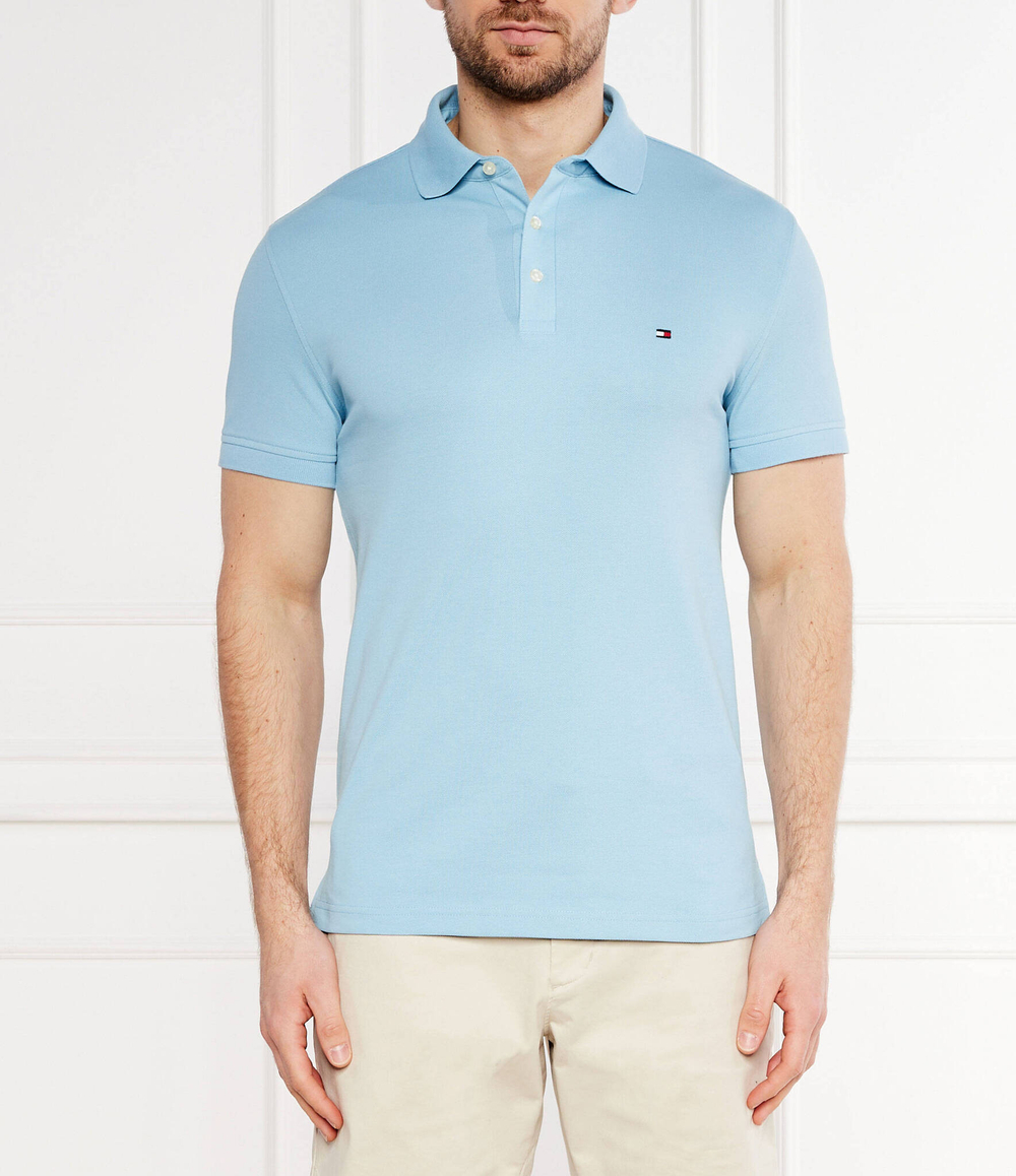Поло 1985 Tommy Hilfiger - голубой(MW0MW17771)