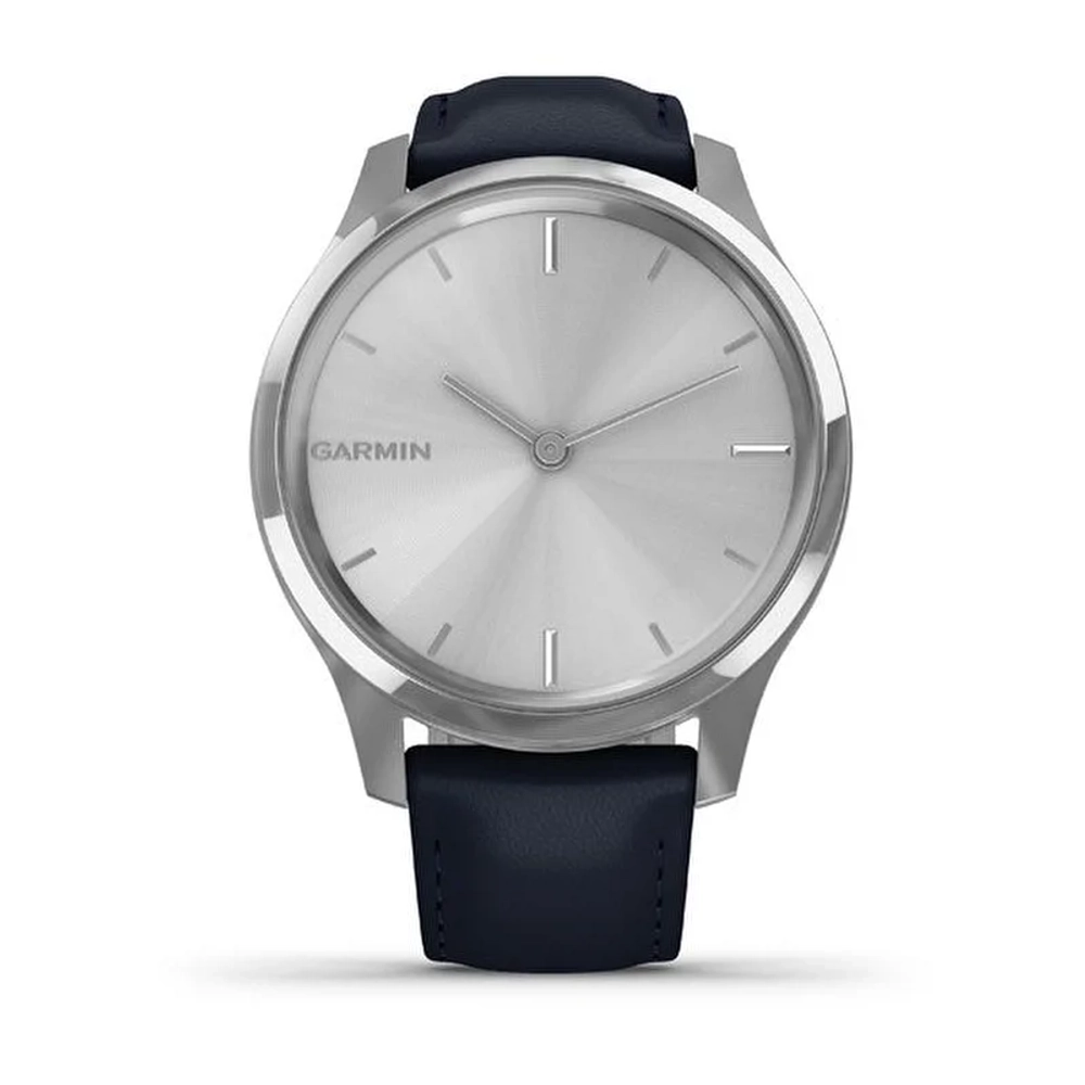 Часы для фитнеса Garmin vivomove Luxe, серебристый, 010-02241-20