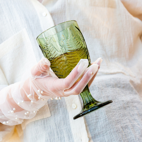 Набор бокалов 6шт 300мл Объект мечты Светский прием Эльза зеленый опал OM-21091715