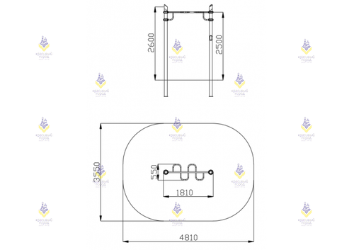 Воркаут «Рукоход «Зигзаг»