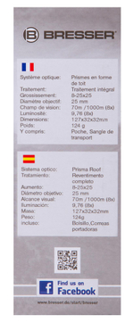 Монокуляр Bresser Zoomar 8–25x25