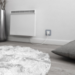 Умная встраиваемая розетка с заземлением с защитными шторками (белый)