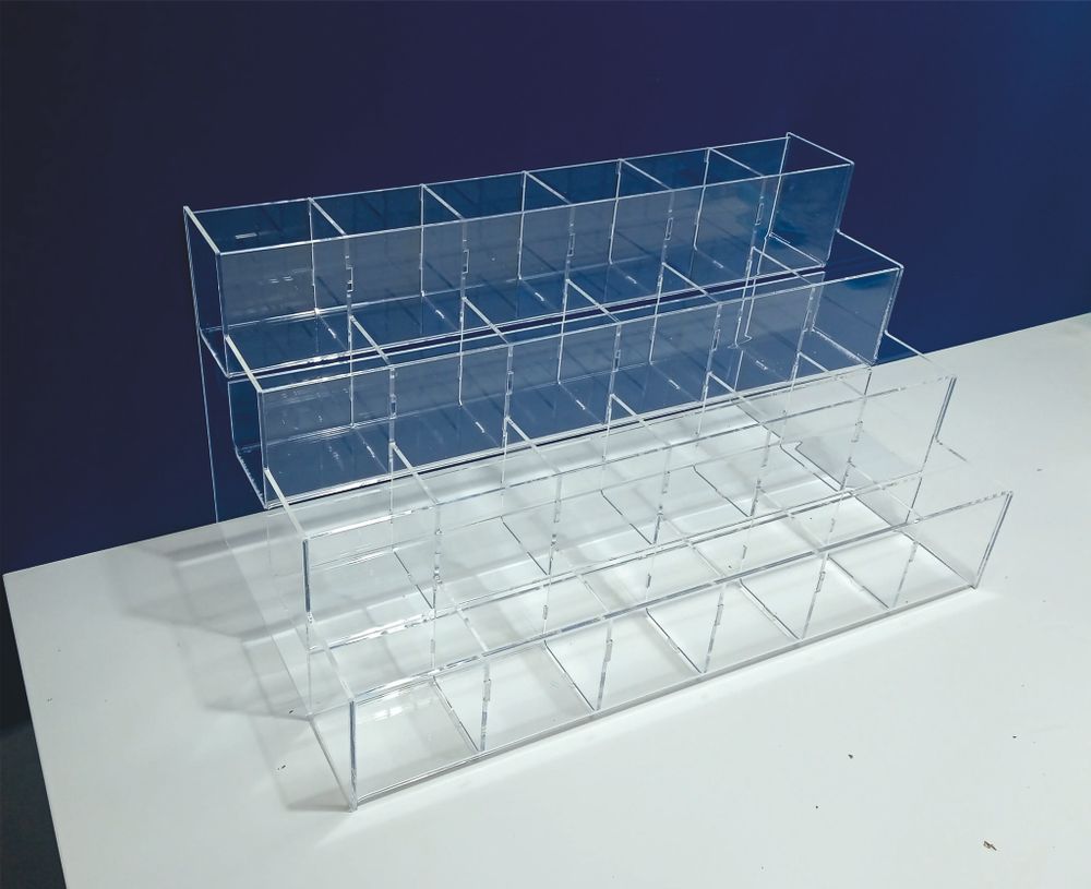 Подставка под ручки и карандаши 24 ячейки для низкой полки