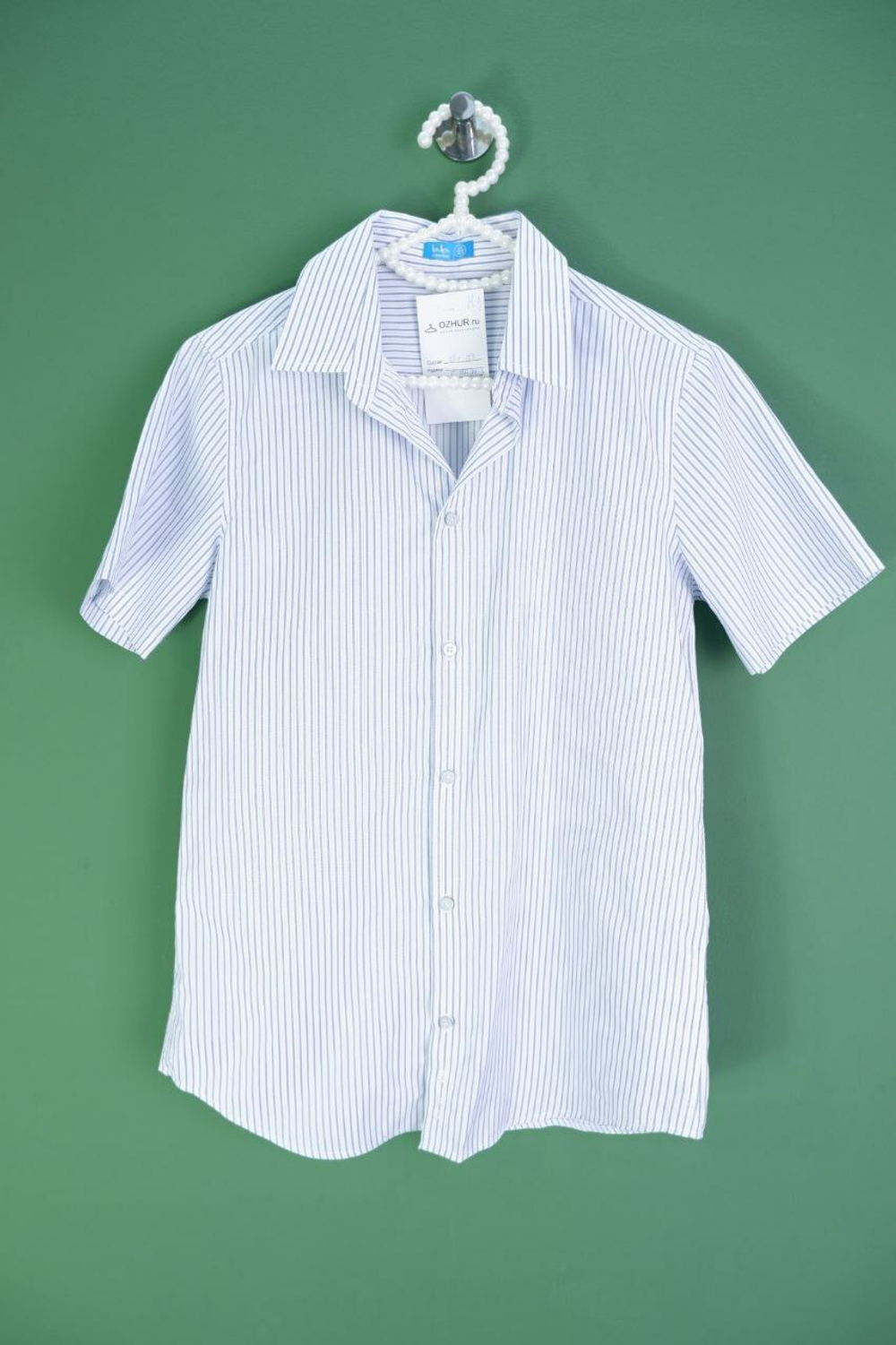 Рубашка Button Blue  полоску на 14 лет
