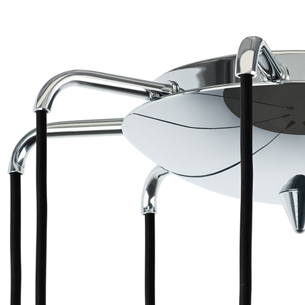 807083 Подвес PUNTO 8х25W G9 хром/шампань