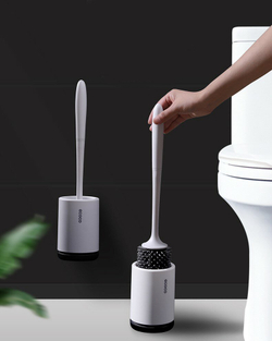 Ершик силиконовый для унитаза и туалета щетка ерш, напольный