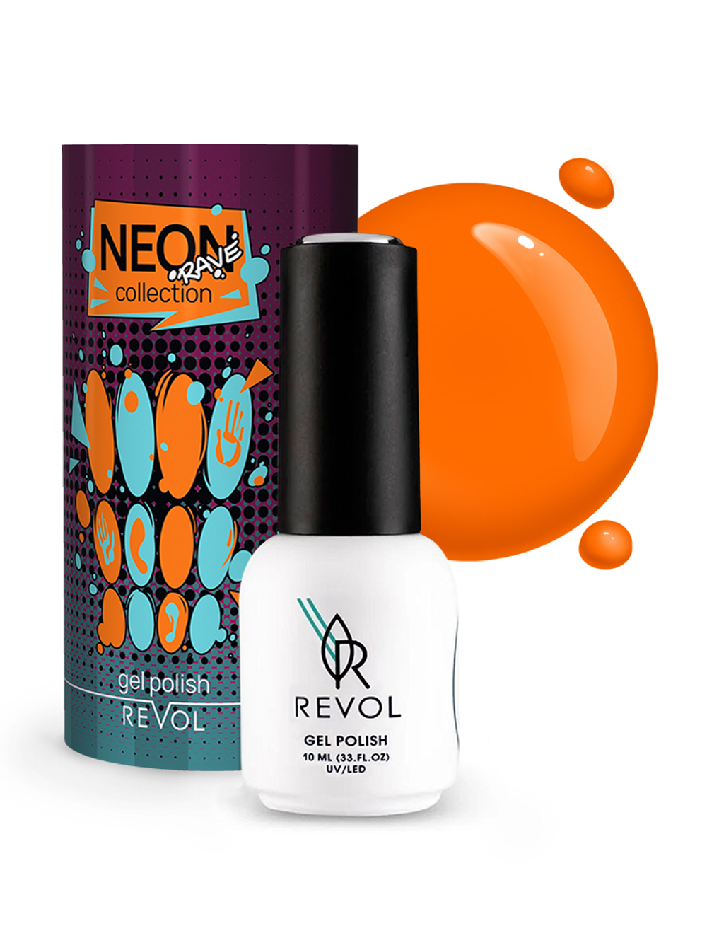 REVOL Гель-лак "Neon rave" № 03 Ahead of the game, 10мл