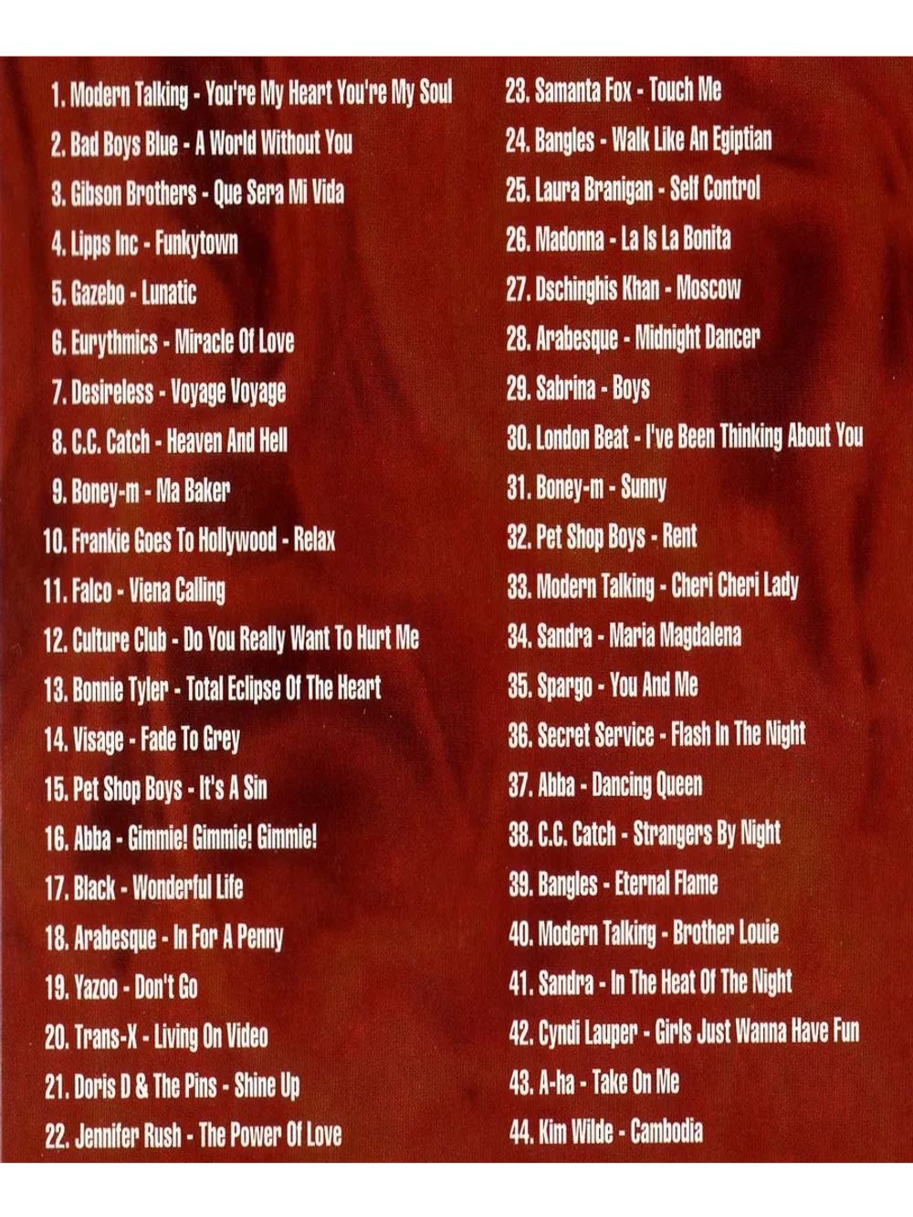 Мелодии и Ритмы Зарубежной Эстрады, часть 1 (КЛИПЫ на DVD)