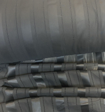 Ткань блузочная полупрозрачная черная (Италия)80% хлопок 20% шелк ш-115см цена за 1 м