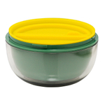 Ланч-бокс meals, 800 мл, светло-серый/зеленый