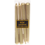 Свеча «Эдем» (набор 4 шт) 1,9*20 см, Золото