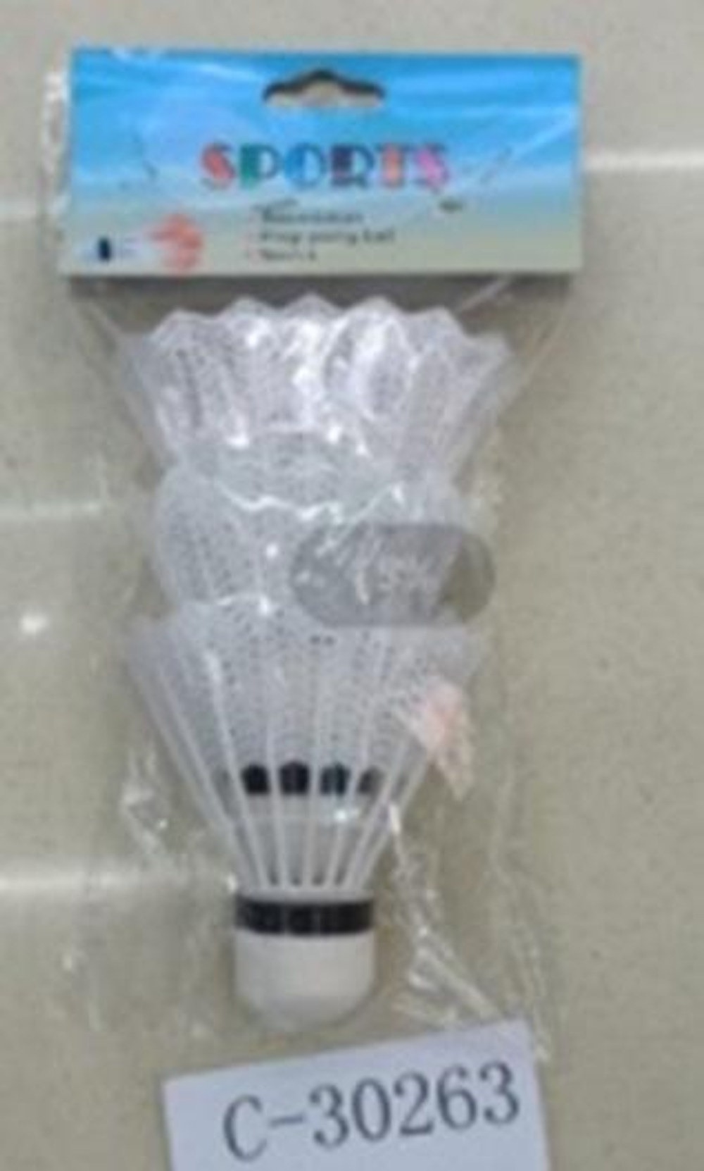 Набор воланов 3 шт белые впакете, с-30263