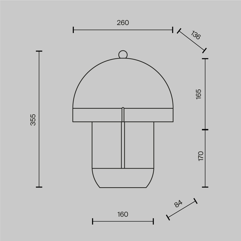 Настольный светильник Maytoni MOD479TL-L14W3K