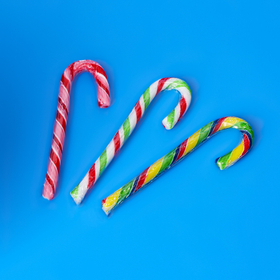 Карамель новогодняя «Трость разноцветная», 11 г