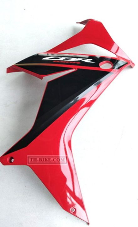 64210-MKY-DM0ZA. COWL SET A, R. MIDDLE (WL) *R380* (GRAND PRIX RED). HONDA