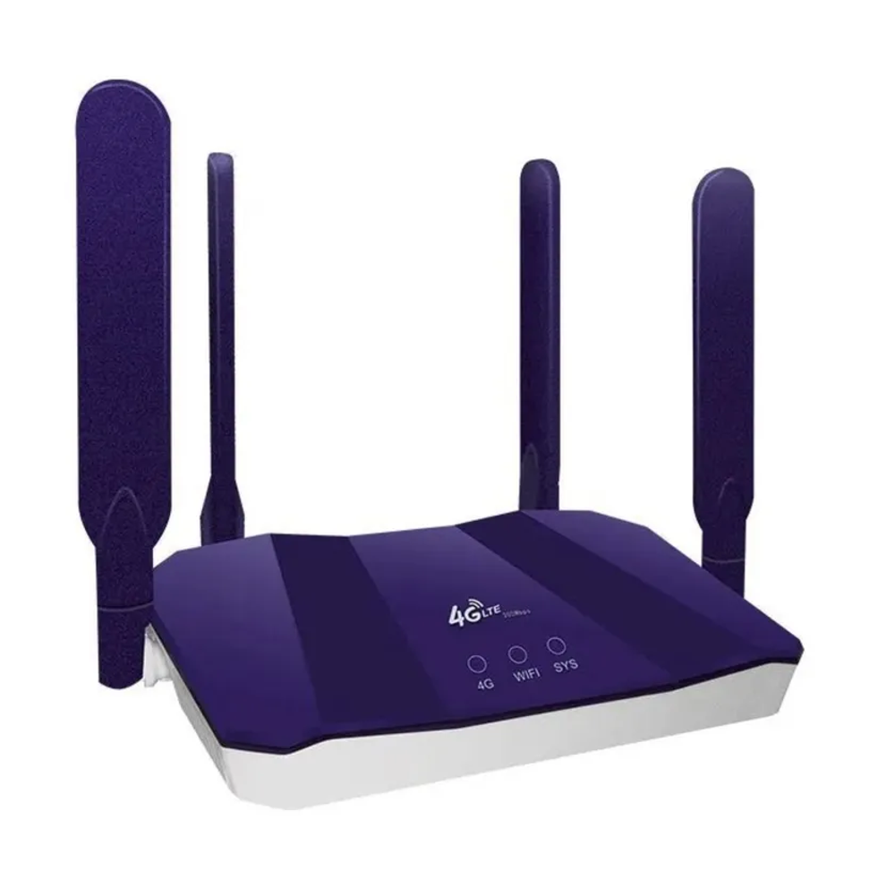 Wi-Fi роутер с сим картой 4G Optfocus 4 антены