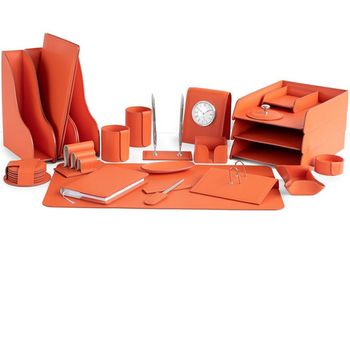 Настольный набор из кожи Cuoietto серии Business из 23 предметов (NBCOr23)