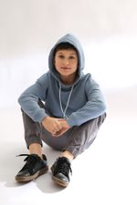 Толстовка детская Трек-3 Виотекс СЕРО-ГОЛУБОЙ