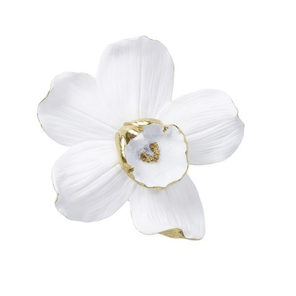 Панно Орхидея белая 25 см